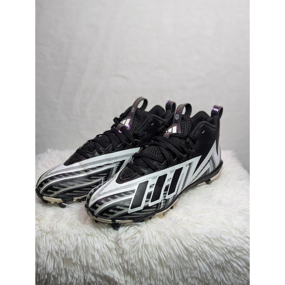 Adidas Freak Spark MD J 23 Youth Size 6 Football Cleats HP5962 Black White Kids